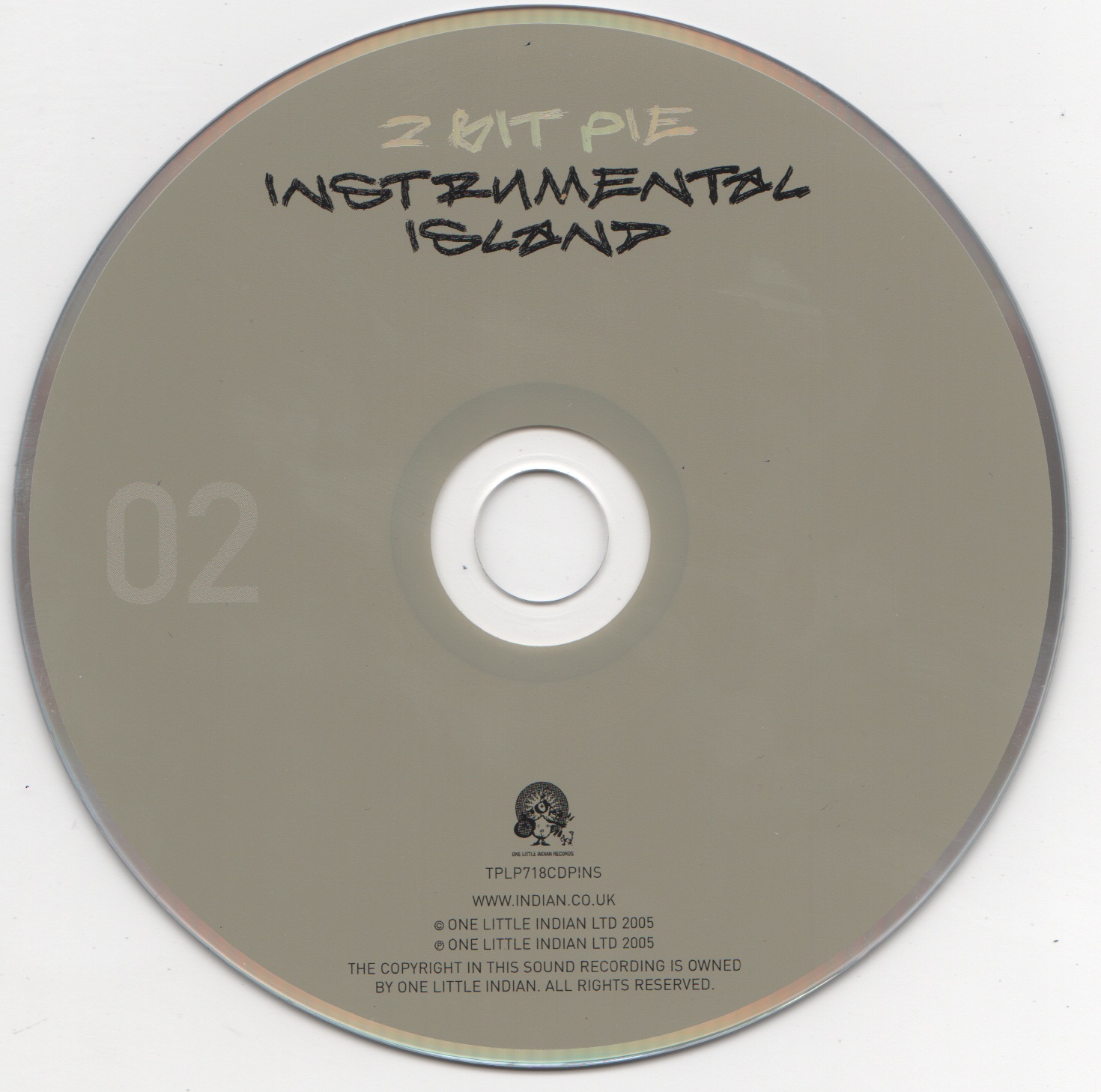 CD of 2 Bit Pie - Instrumental Island Promo