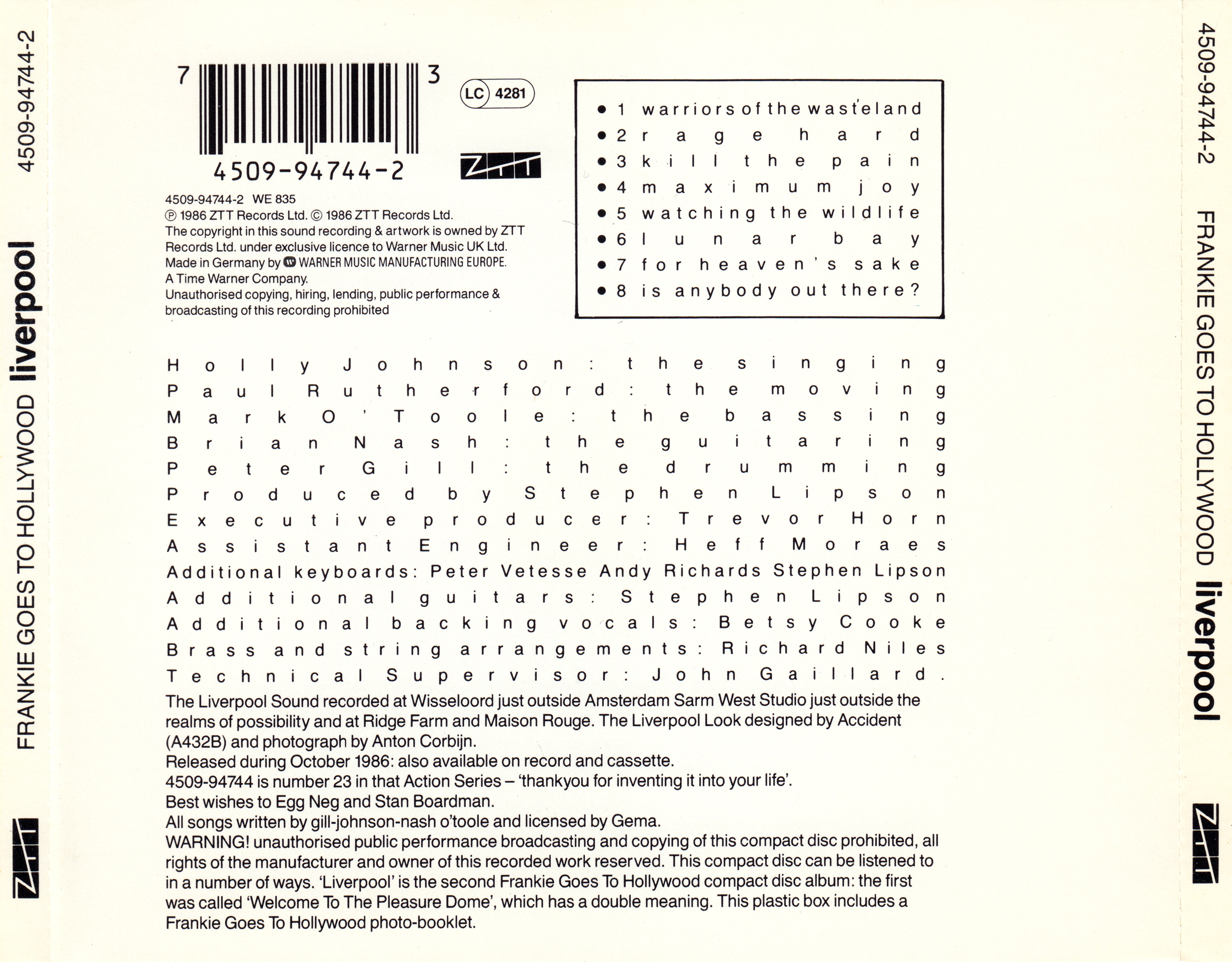 Back, Spine