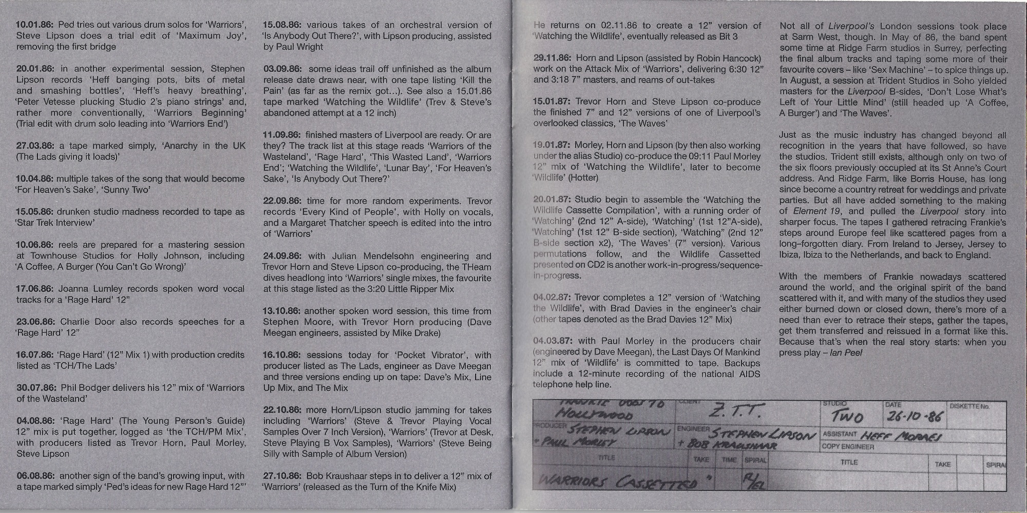 Booklet