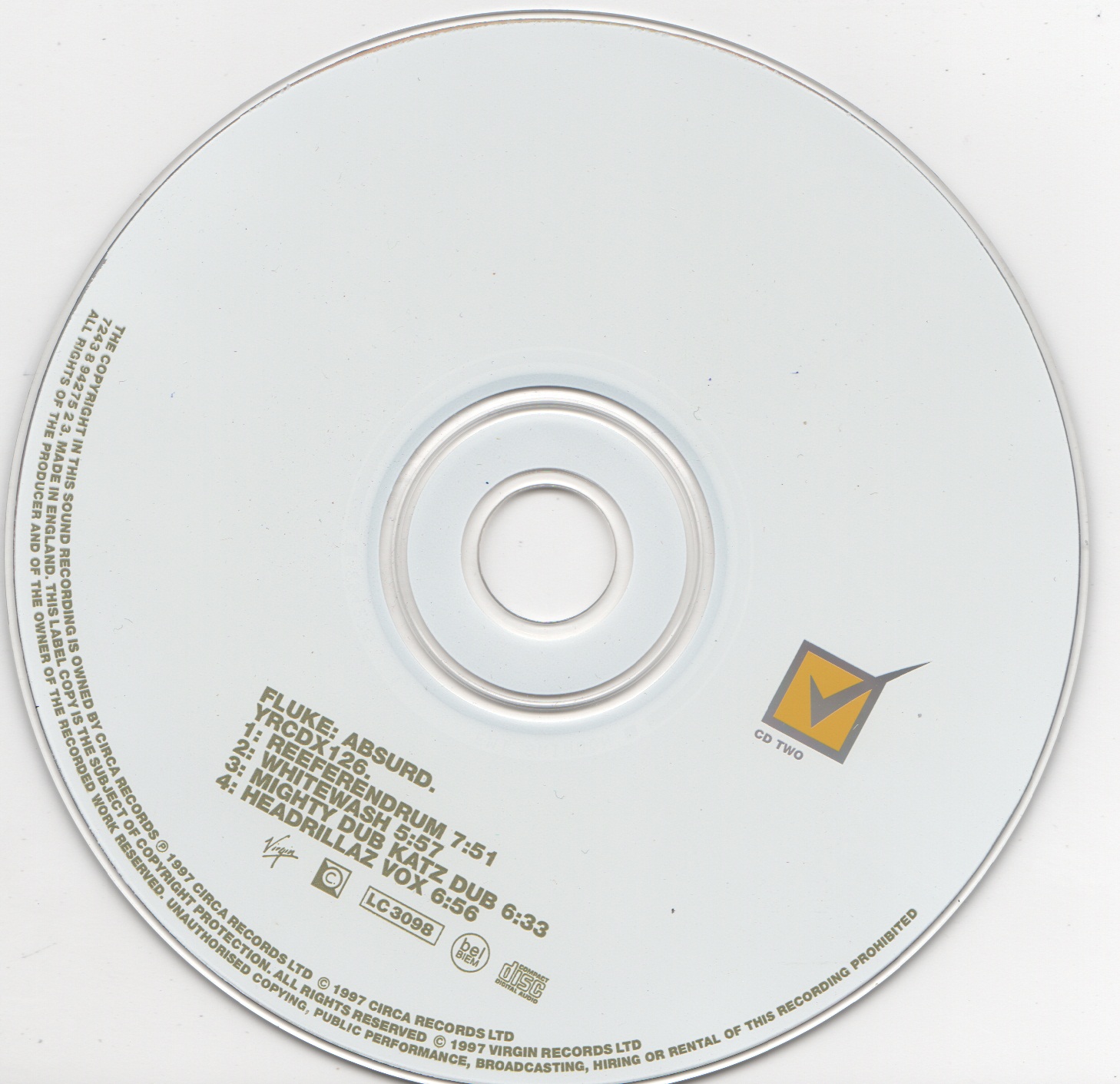 CD cover of Absurd by Fluke