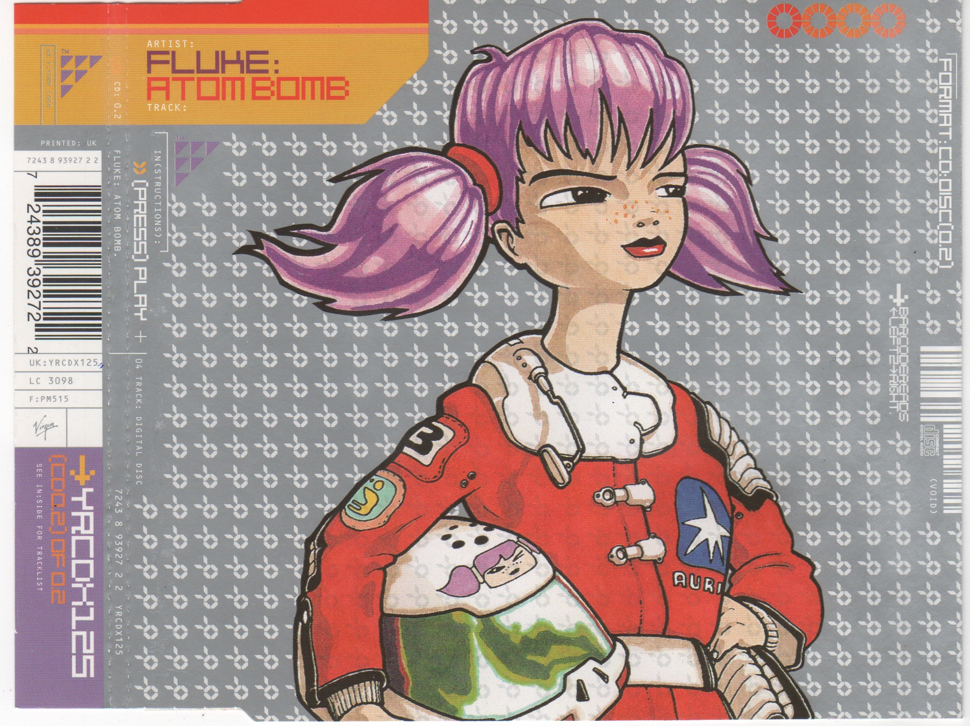 Front cover of Atom Bomb by Fluke