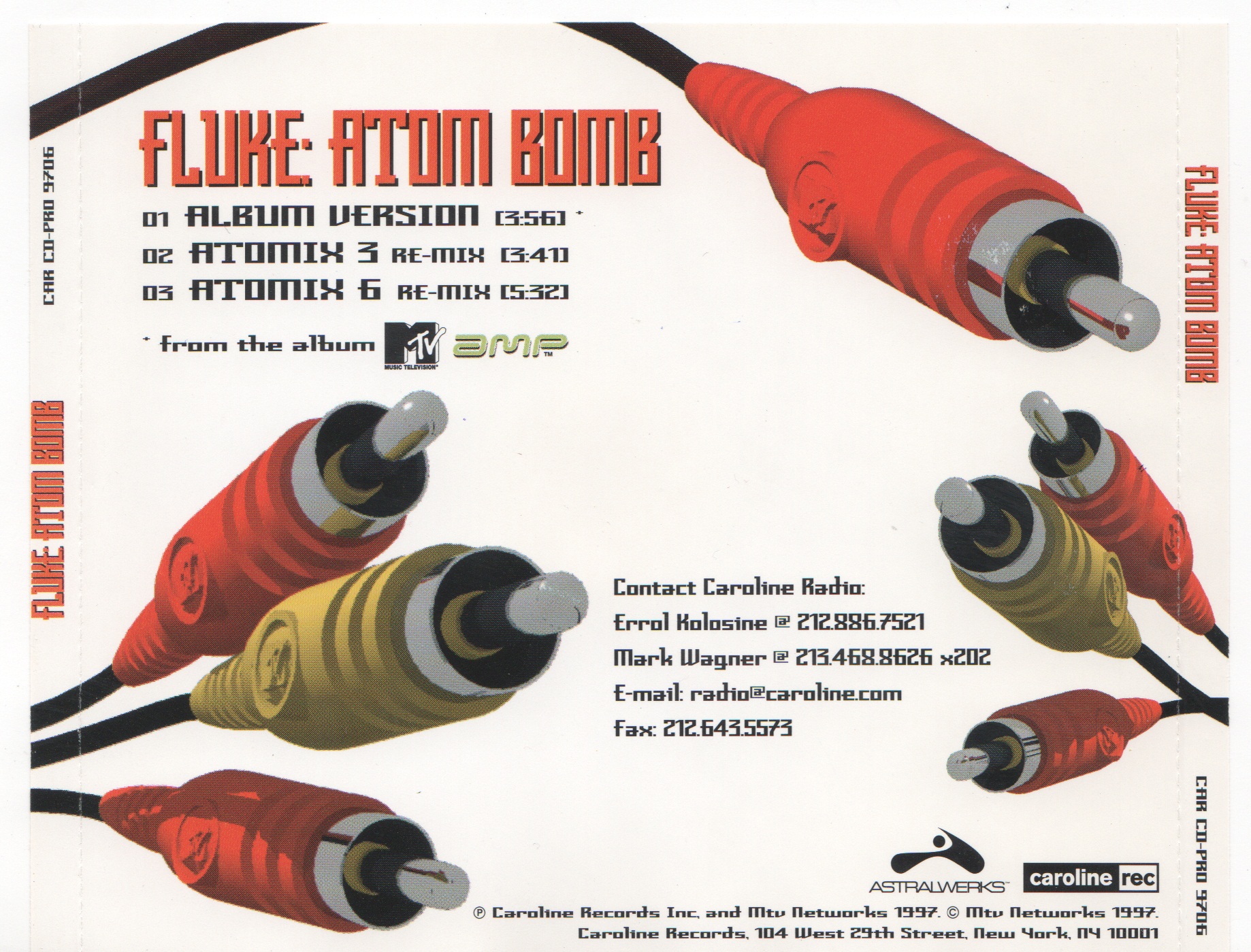 Back cover of Atom Bomb by Fluke
