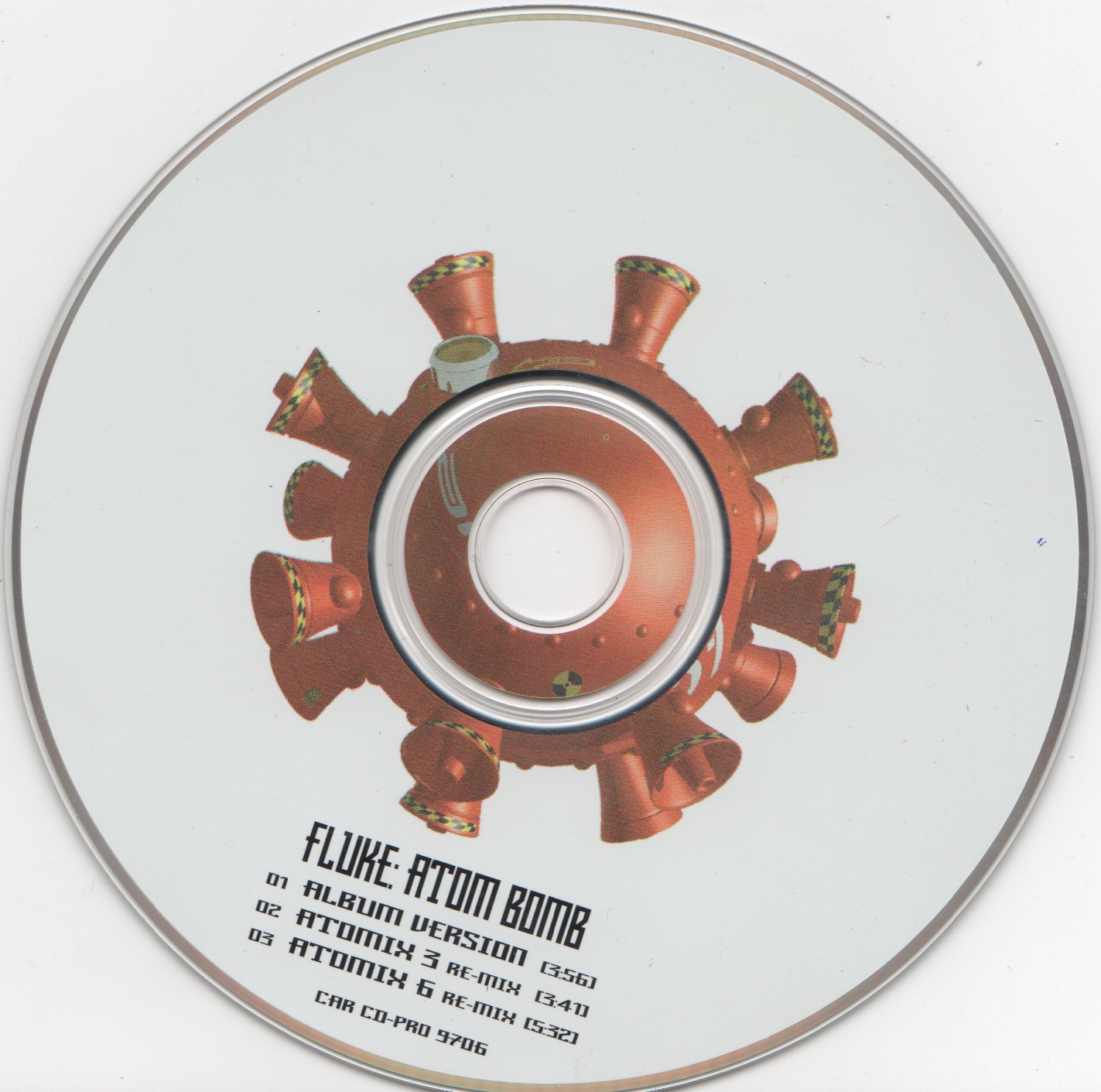 CD cover of Atom Bomb by Fluke