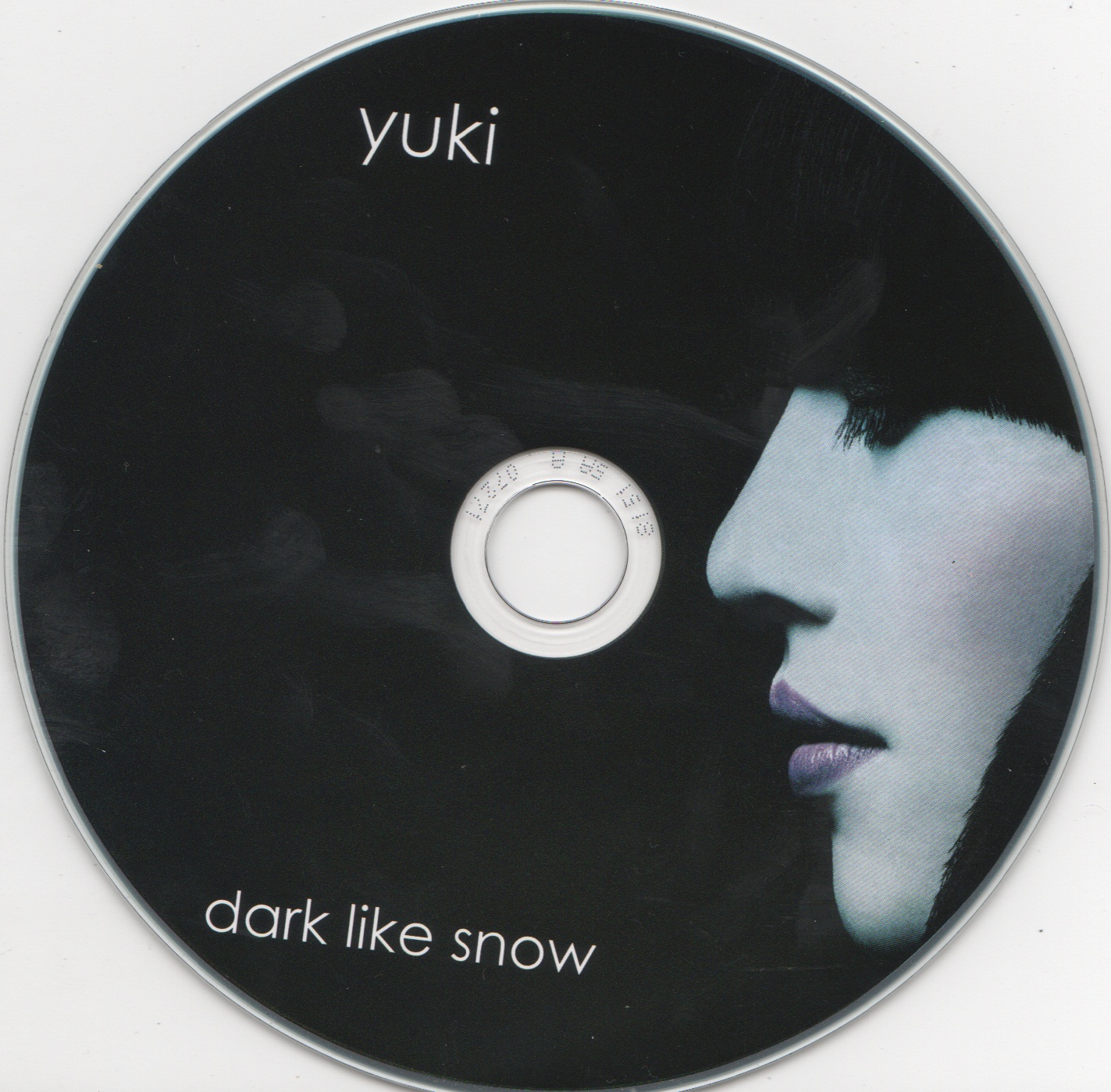 CD cover of Dark Like Snow by Yuki