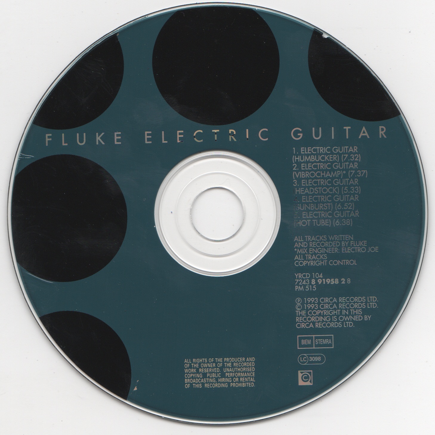CD cover of Electric Guitar by Fluke
