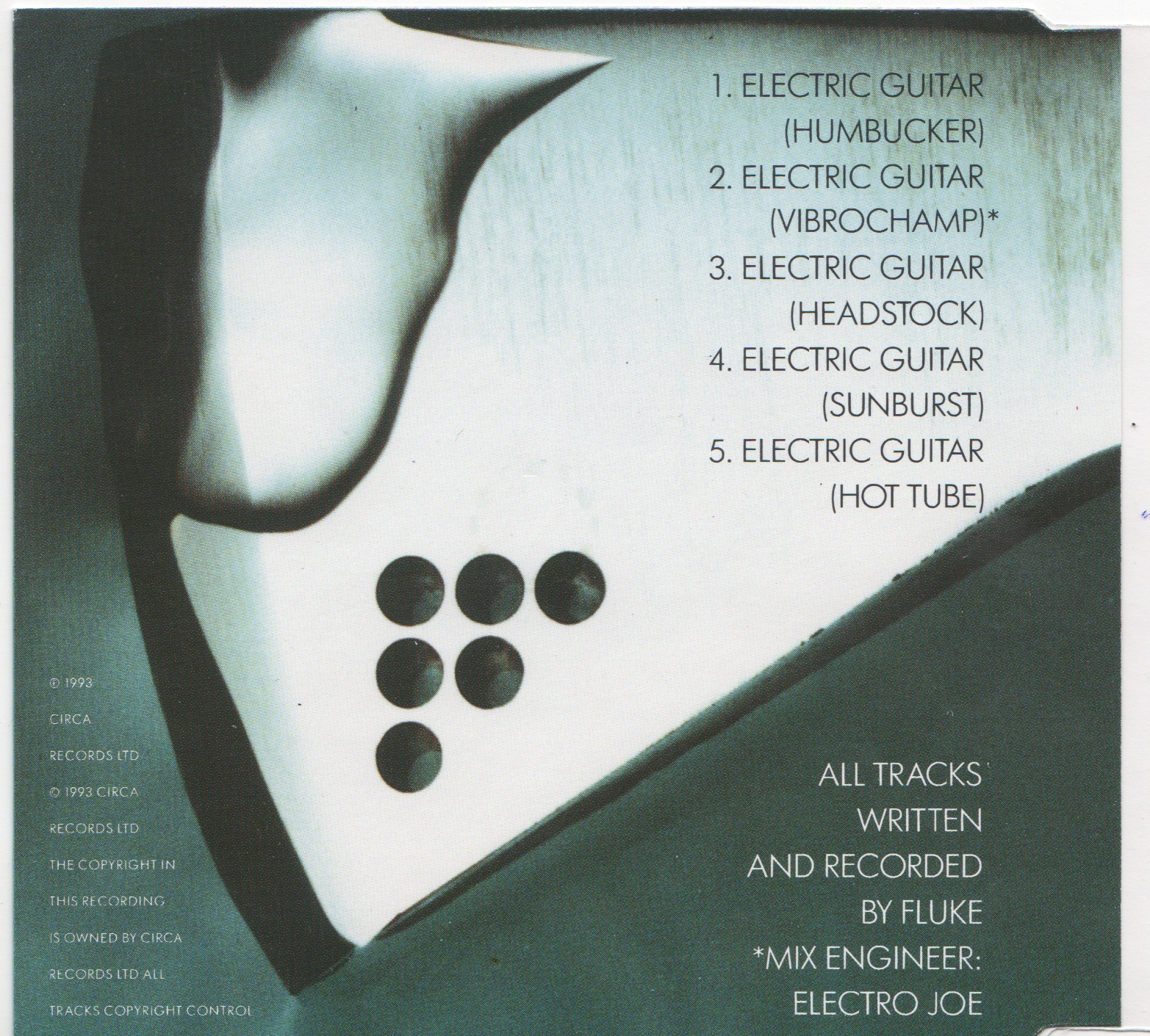 Inlay cover of Electric Guitar by Fluke