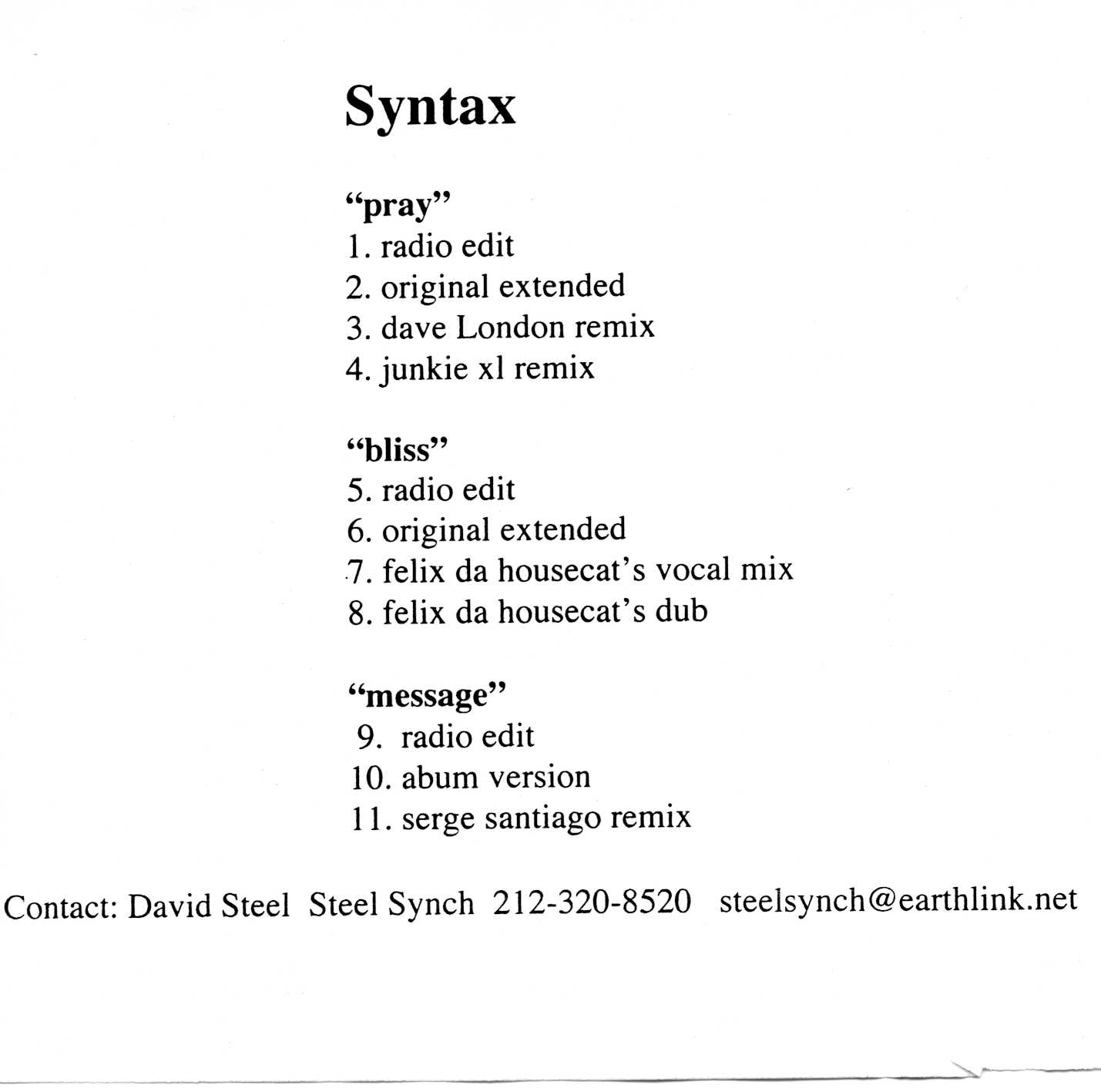 Cover cover of Meccano Mind by Syntax