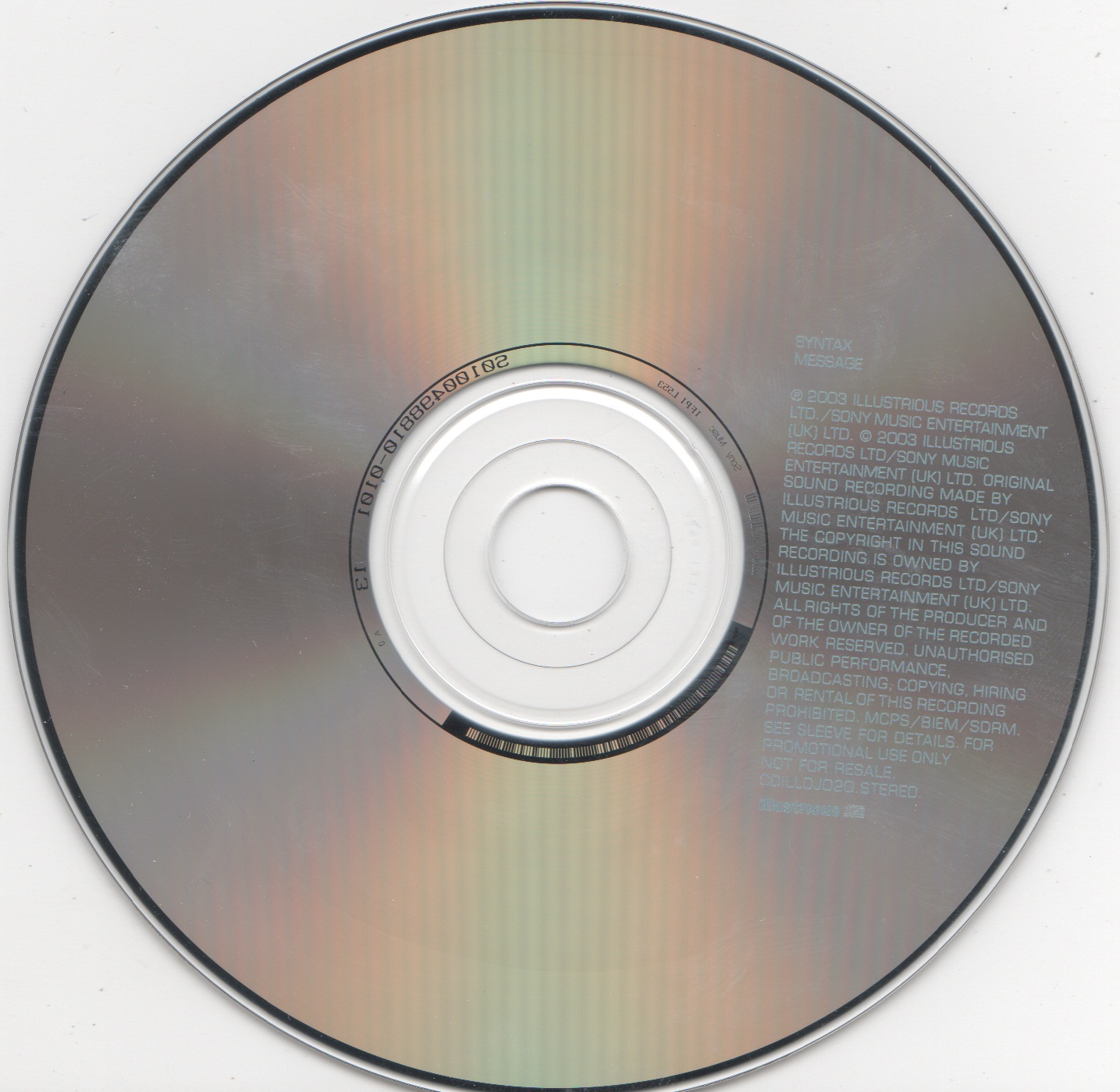 CD cover of Message by Syntax