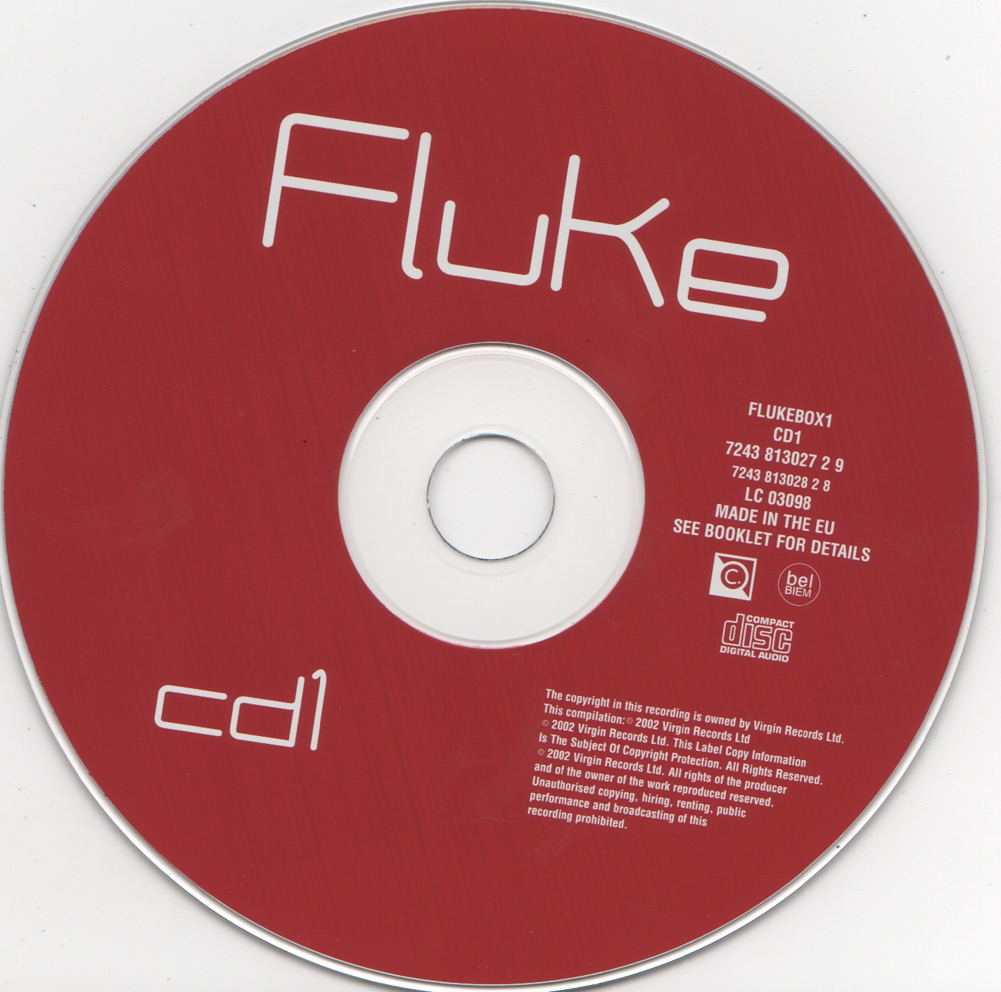 CD1 cover of Progressive History XXX by Fluke