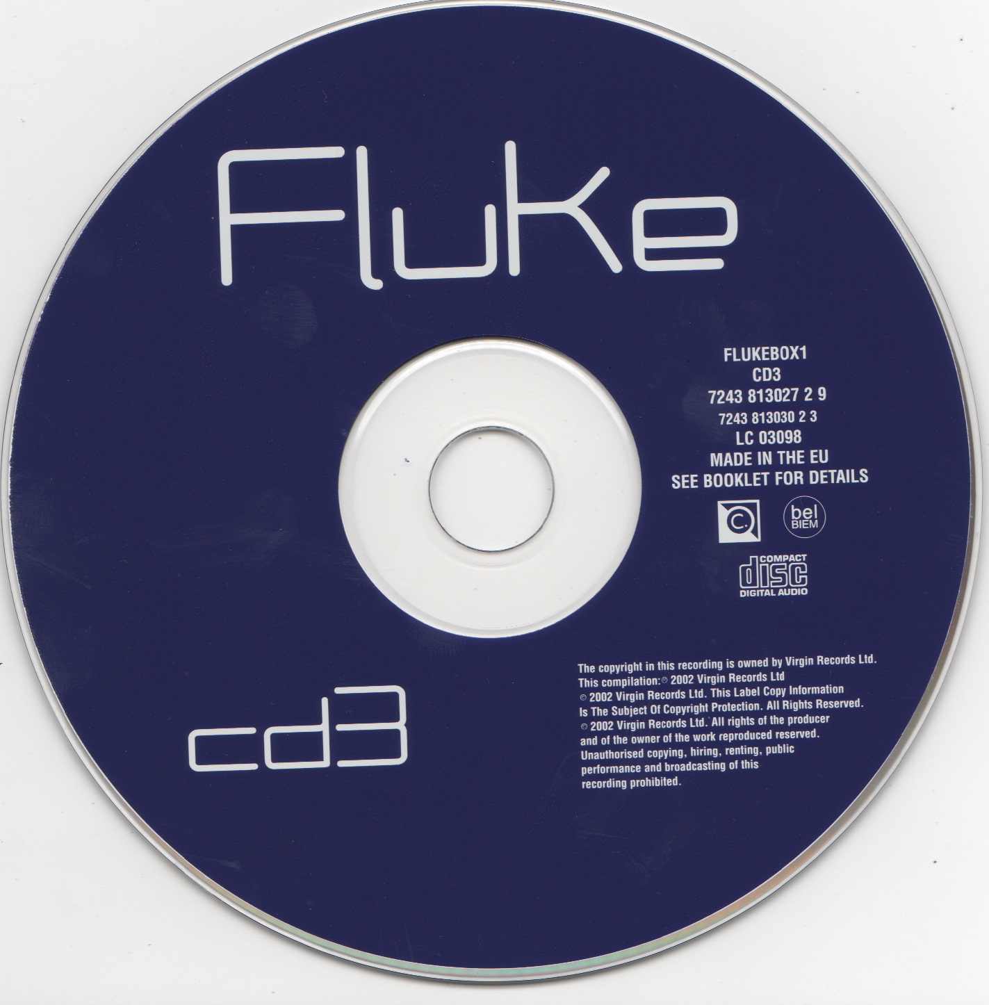 CD3 cover of Progressive History XXX by Fluke