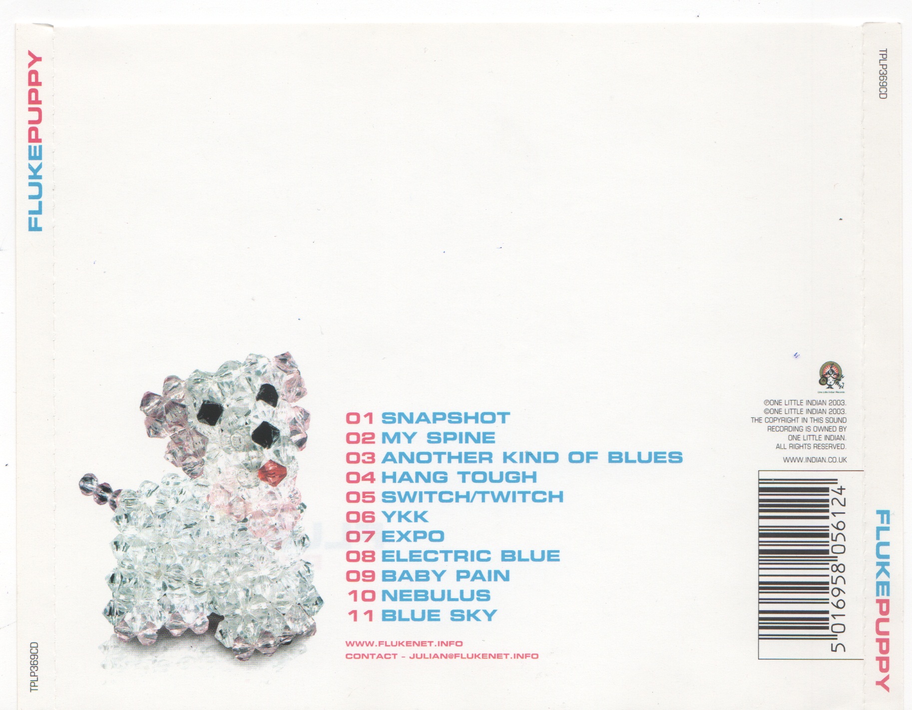 Back cover of Puppy by Fluke