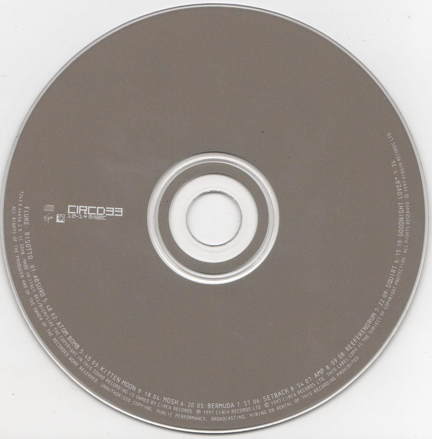 CD cover of Risotto by Fluke