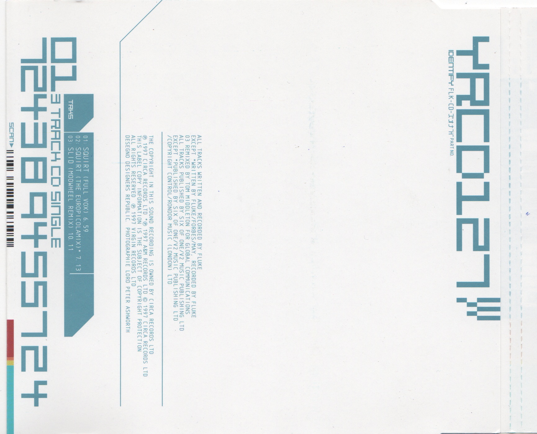 Inlay cover of Squirt by Fluke