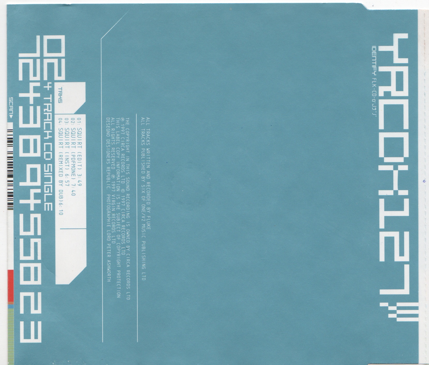 Inlay cover of Squirt by Fluke