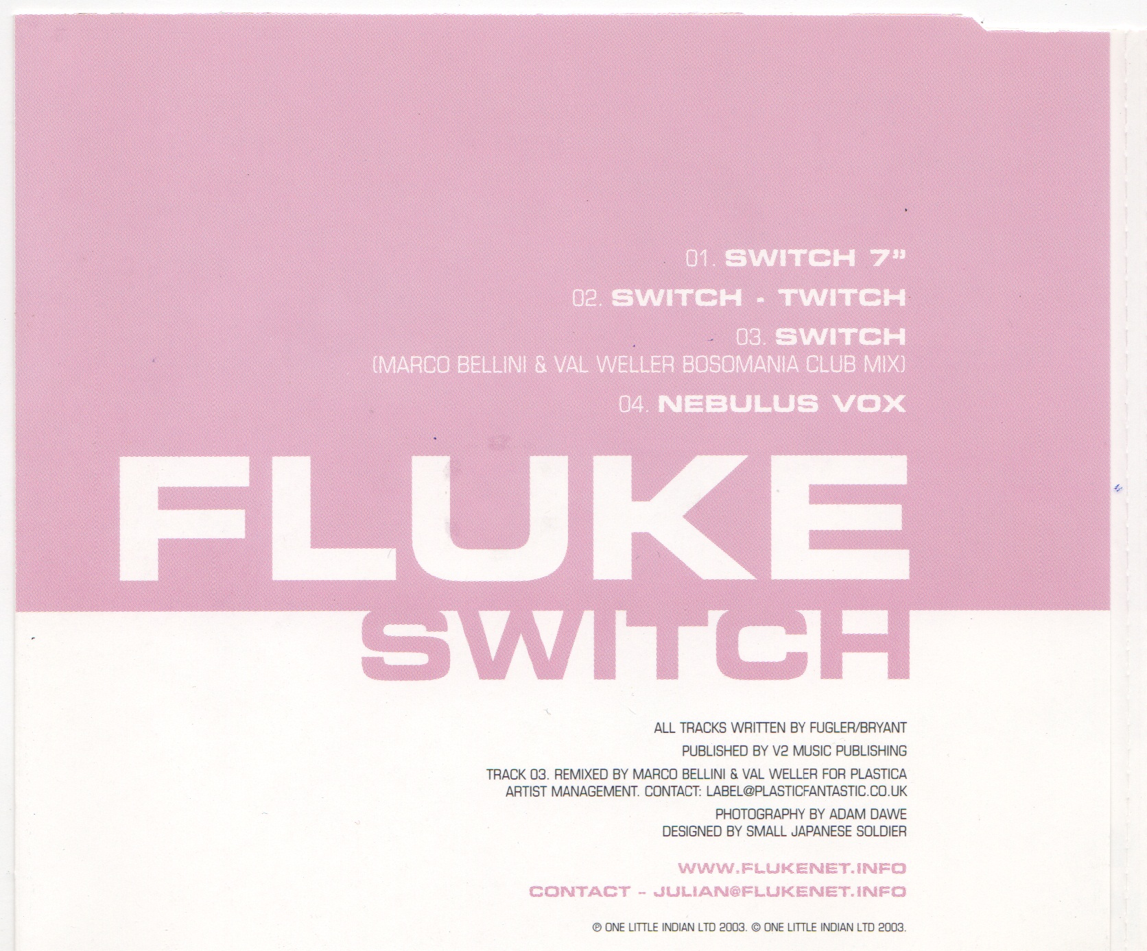 Inlay cover of Switch by Fluke