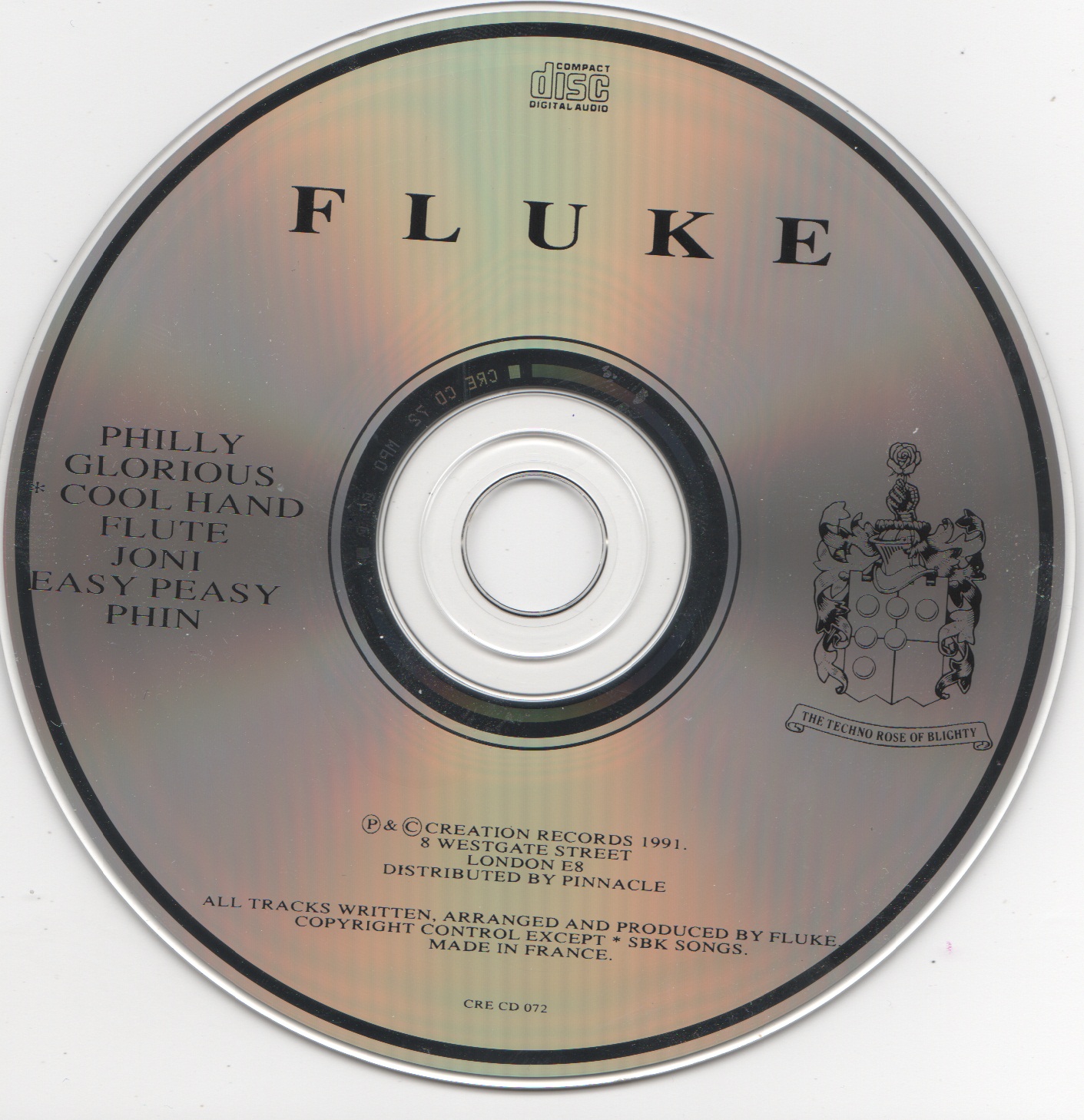 CD cover of The Techno Rose of Blighty by Fluke