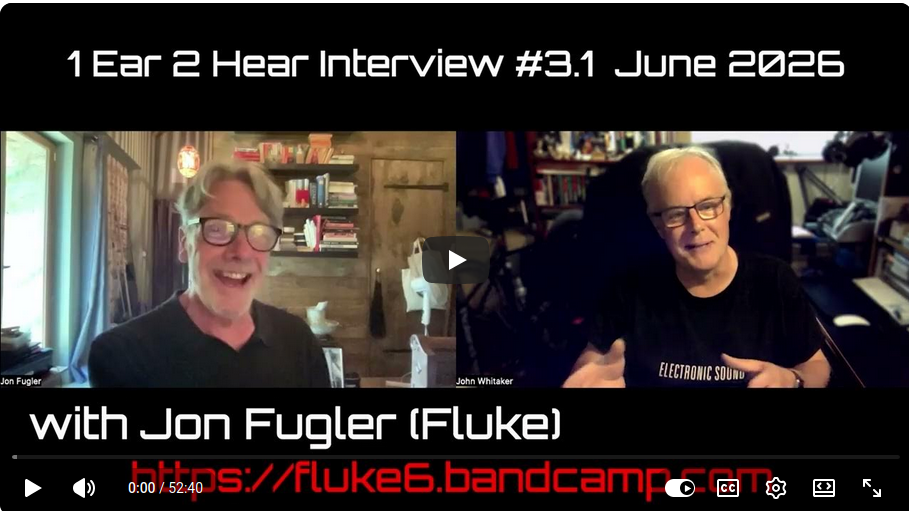 Interview with Jon Fugler on 1 Ear 2 Hear by 1i2c Part 1 - YouTube